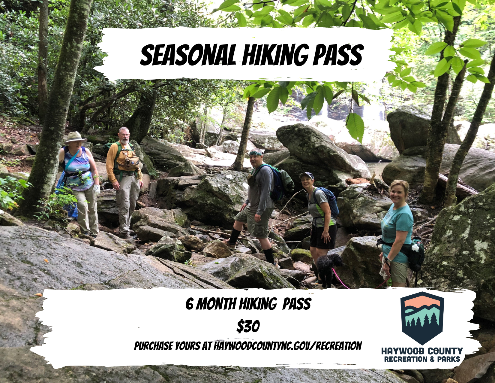 Hiking Season Pass Flyer