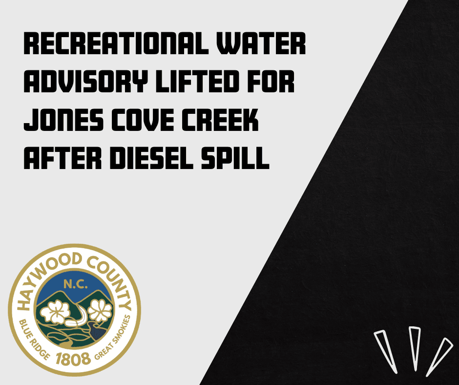 Recreational Water Advisory Lifted for Jones Cove Creek After Diesel Spill